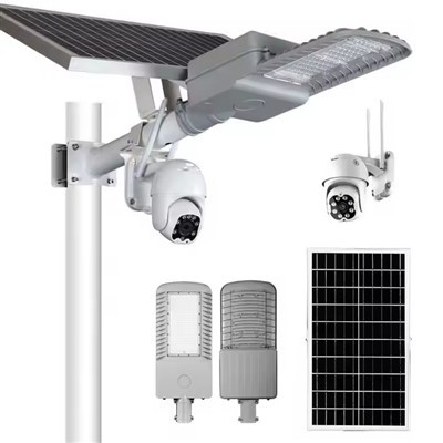 SS08 Solarna latarnia uliczna z kamerą CCTV